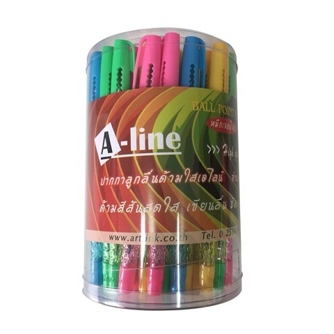 รูปภาพของ ปากกาลูกลื่นหมึกเจล อาร์ทไลน์ A-line AL-886 สีน้ำเงิน