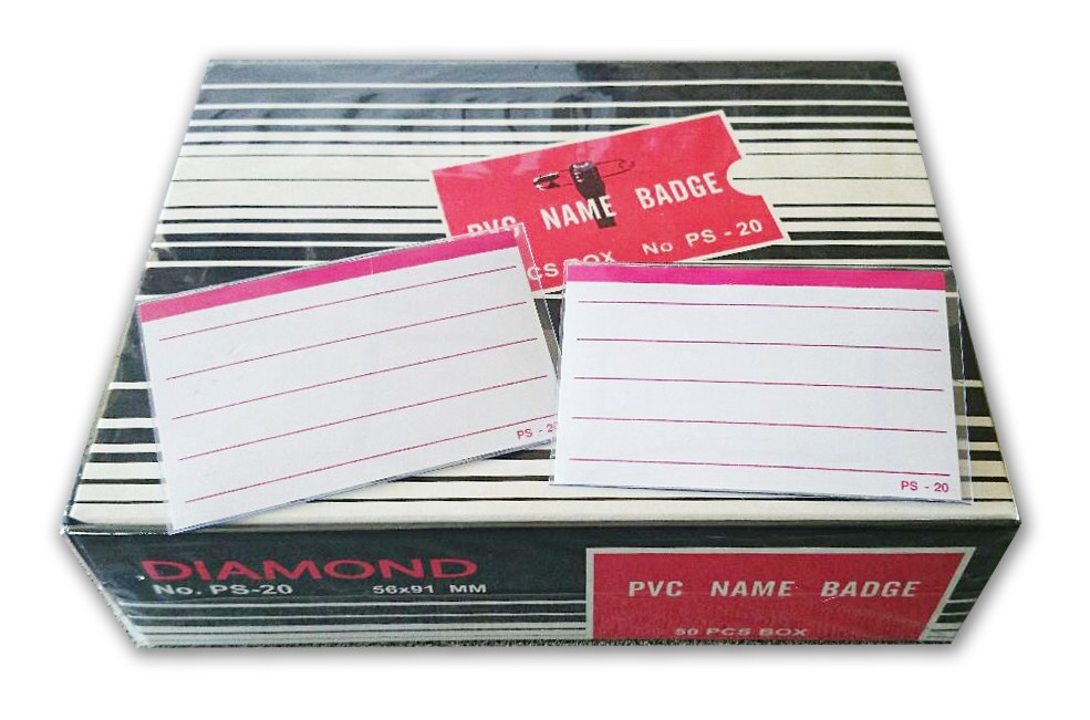 รูปภาพของ DIAMOND ป้ายชื่อพาสติก PS-20