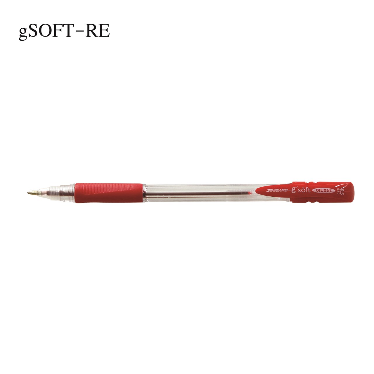 รูปภาพของ ปากกาลูกลื่นเจล g'SOFT 0.5 Standard แดง