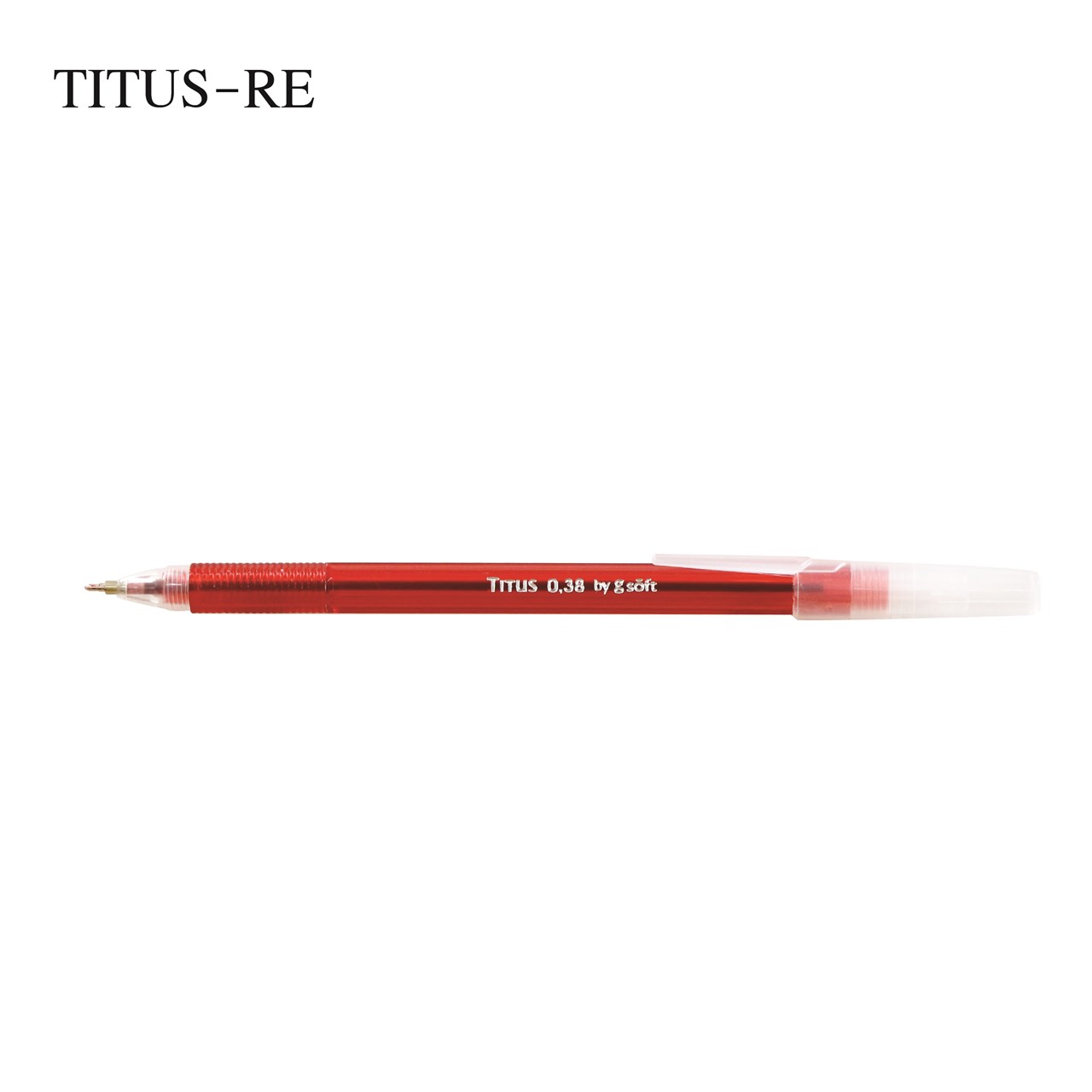 รูปภาพของ ปากกา g'SOFT 0.38#TITUS/RD/P1