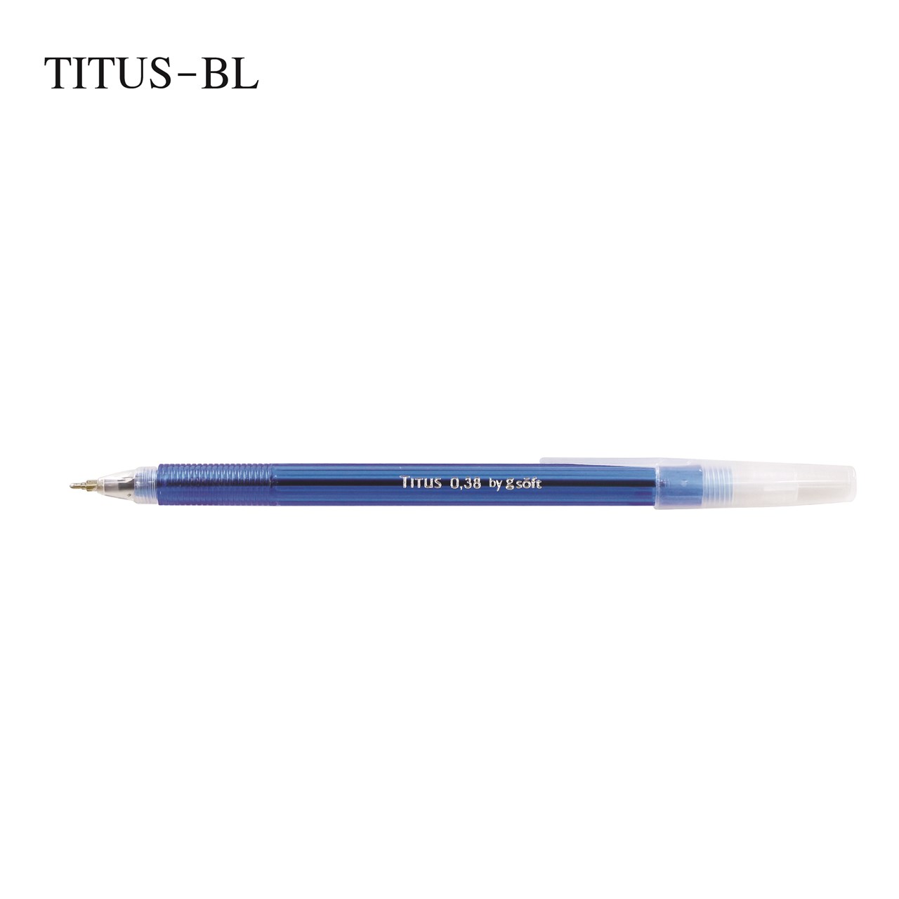 รูปภาพของ ปากกา g'SOFT 0.38#TITUS/BU/P1