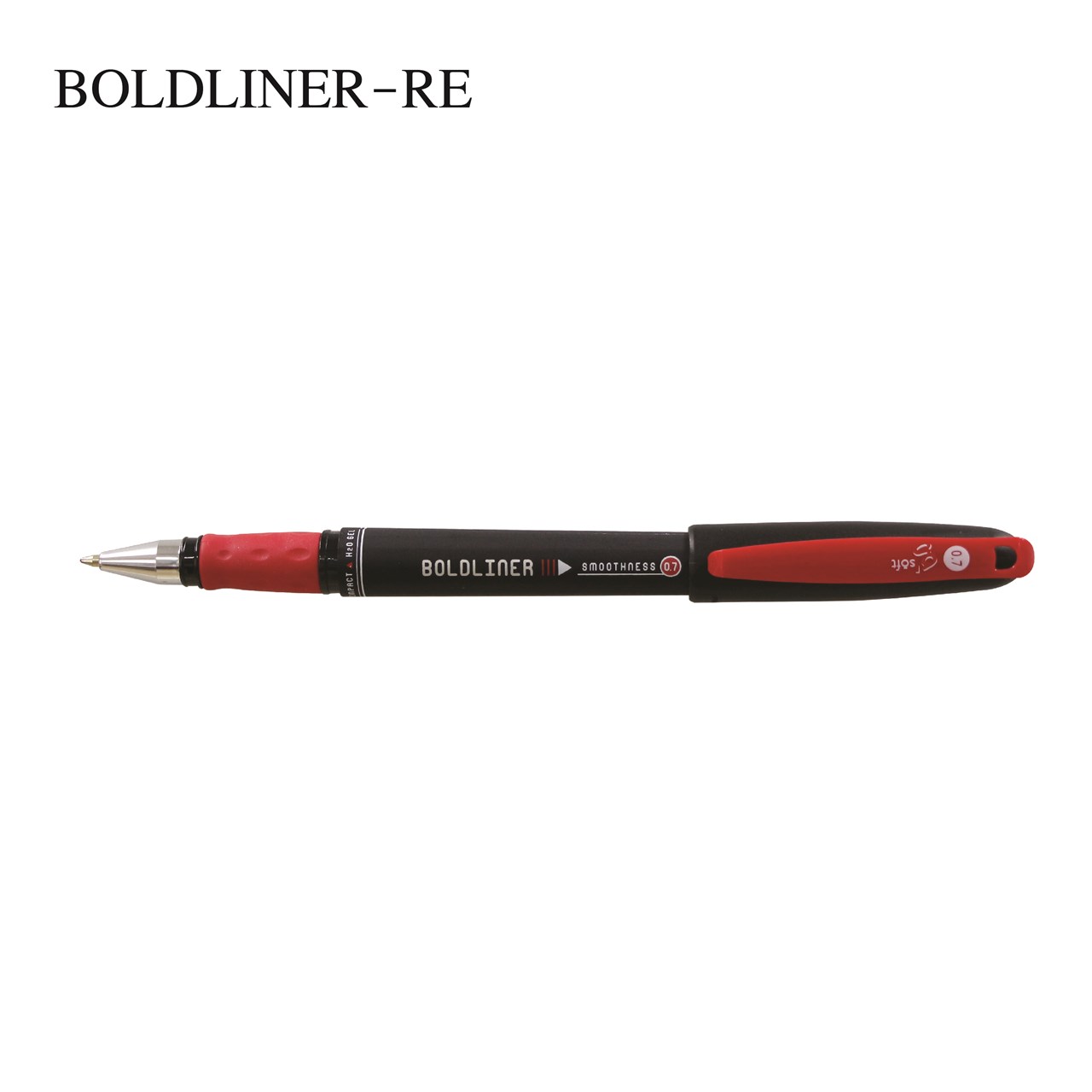 รูปภาพของ ปากกาเจล BOLDLINER g'SOFT 0.7 แดง