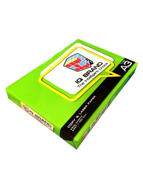 รูปภาพของ กระดาษถ่ายเอกสาร IQ Brand เขียว 70-A3 (500 แผ่น)