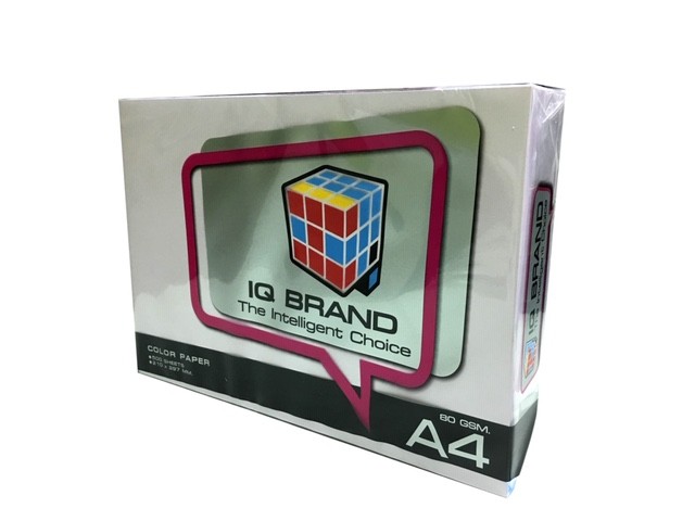 รูปภาพของ กระดาษสีถ่ายเอกสาร IQ Brand สีม่วง