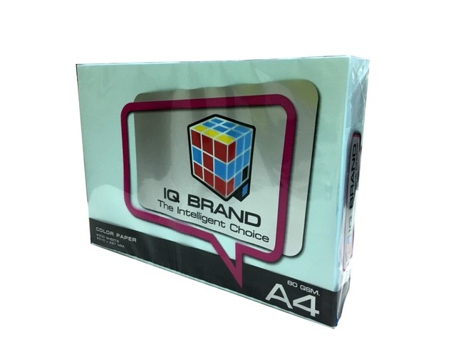 รูปภาพของ กระดาษสีถ่ายเอกสาร IQ Brand สีฟ้าอ่อน