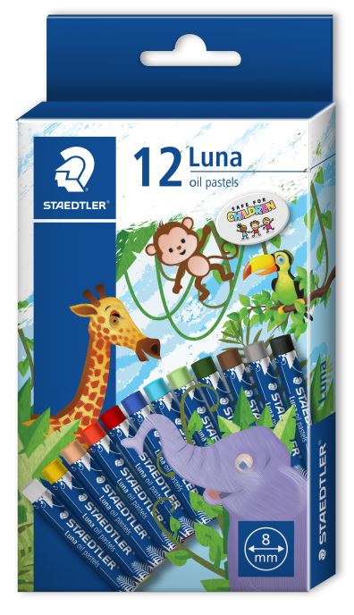 รูปภาพของ สีชอล์ก สเต็ดเล่อร์ (Staedtler) ลูน่า 12 สี