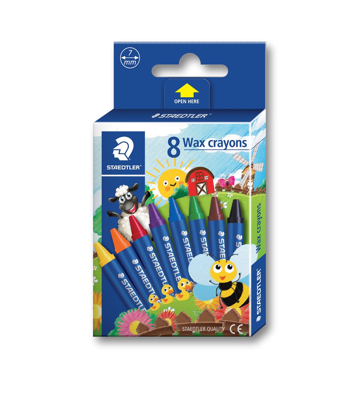 รูปภาพของ สเต็ดเล่อร์ (Staedtler) สีเทียน 2200 นอริส  8 สี