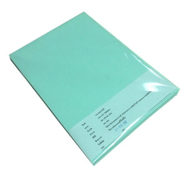 รูปภาพของ กระดาษการ์ด 180 แกรม IQ ฟ้า 100 แผ่น