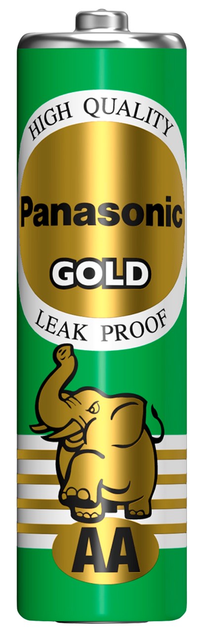 รูปภาพของ ถ่านไฟฉาย Panasonic โกลด์ (ก้อนเขียว) AA UM-3SN (4 ก้อน, 15 แพ็ค)
