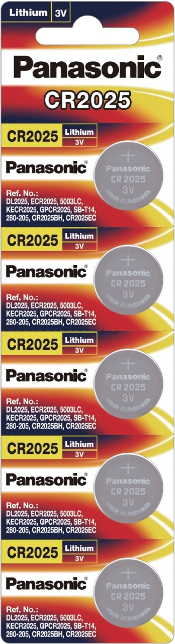 รูปภาพของ ถ่านกระดุม Panasonic CR-2025 ลิเธี่ยม
