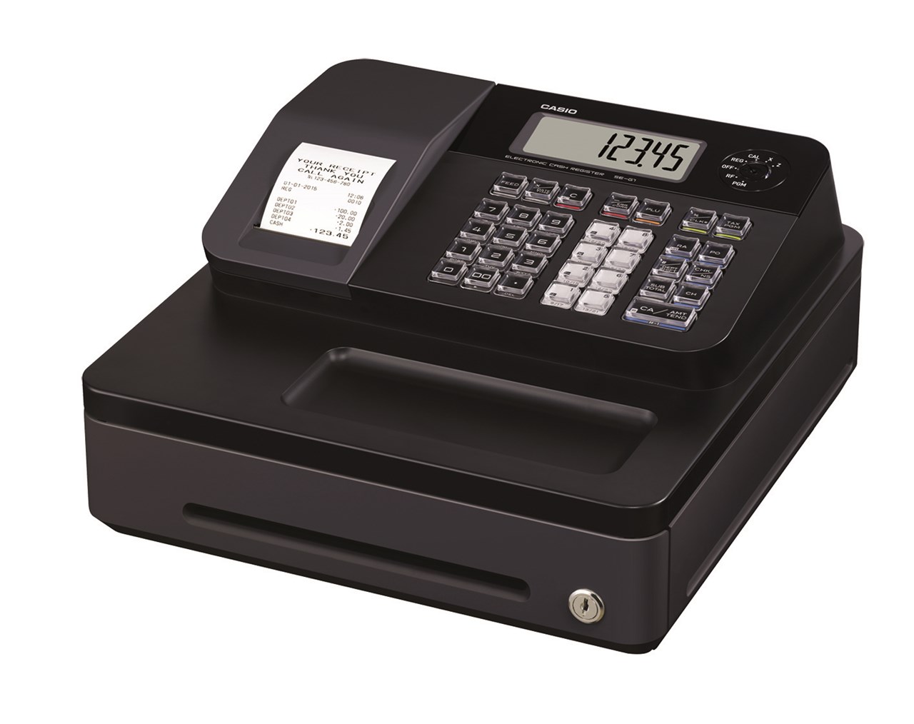 รูปภาพของ เครื่องบันทึกเงินสด CASIO SE-G1SB-BK,WE