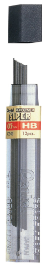 รูปภาพของ ไส้ดินสอ เพนเทล (Pentel) C505-2B, 0.5 มม. (12ไส้)
