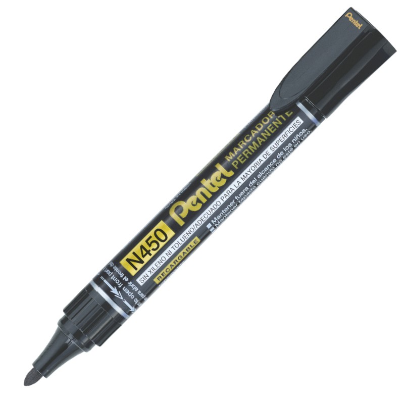 รูปภาพของ ปากกาเคมี เพนเทล (Pentel) N450 ดำ