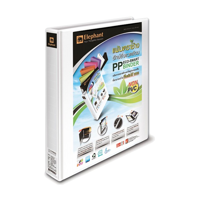 รูปภาพของ ตราช้างแฟ้มปก PP TEARSEAL 7360 ขาว