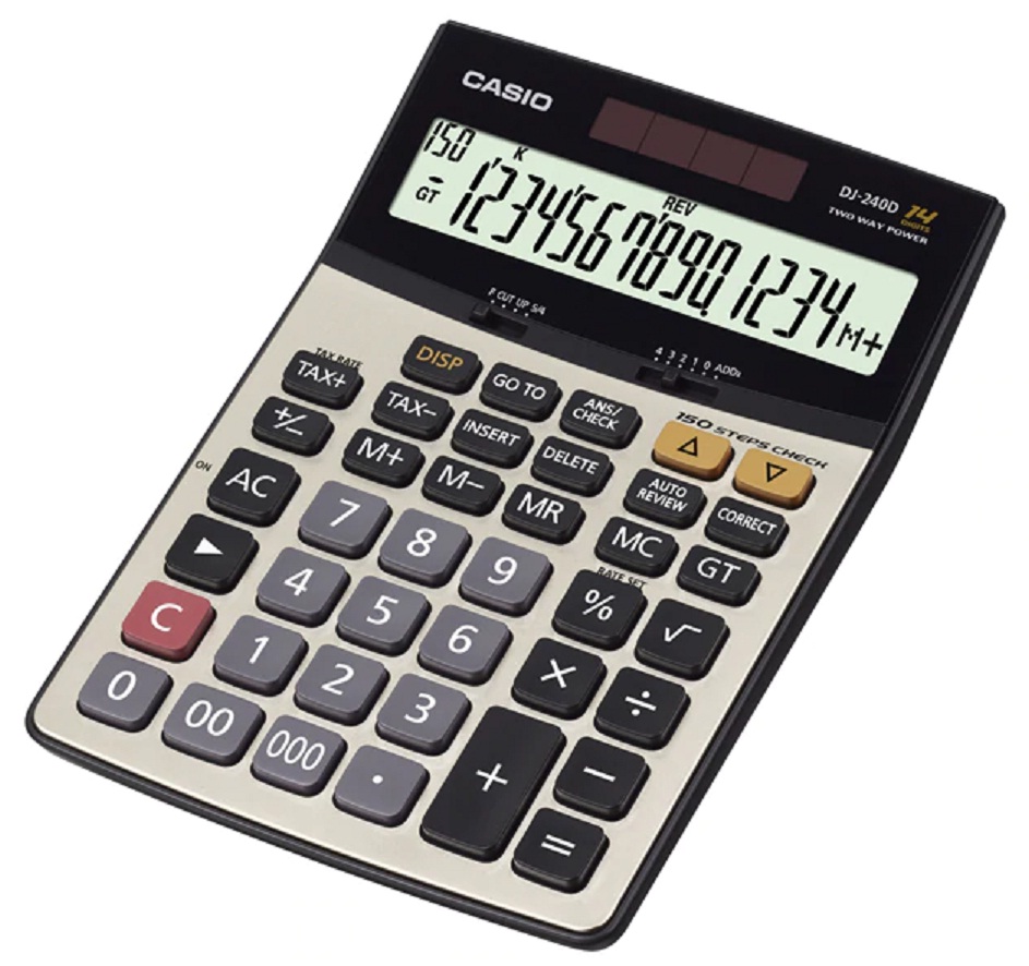 รูปภาพของ เครื่องคิดเลข Casio DJ-240D Plus, 14 หลัก