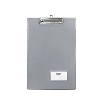 รูปภาพของ คลิปบอร์ดมีปก ปกหนัง ออร์ก้า K-100, F, เทา