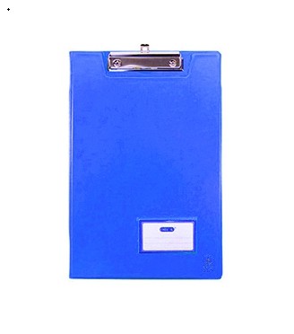 รูปภาพของ คลิปบอร์ดมีปก ปกหนัง ออร์ก้า K-100, F, น้ำเงิน