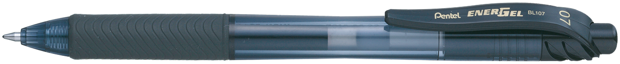 รูปภาพของ ปากกาหมึกเจล เพนเทล (Pentel) Energel X BL107 สีดำ