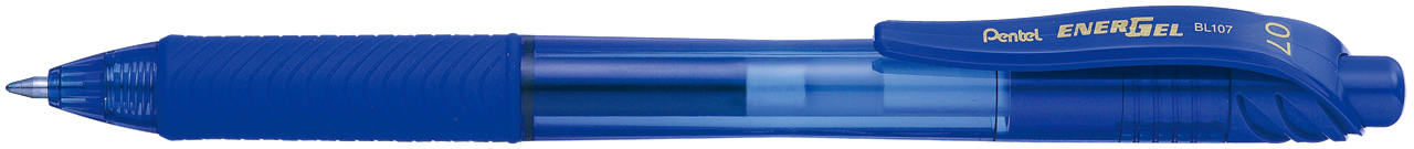 รูปภาพของ ปากกาหมึกเจล เพนเทล (Pentel) Energel X BL107 สีน้ำเงิน