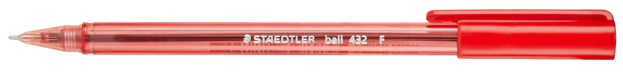 รูปภาพของ ปากกาลูกลื่น สเต็ดเล่อร์ (Staedtler) 432 0.5 แดง