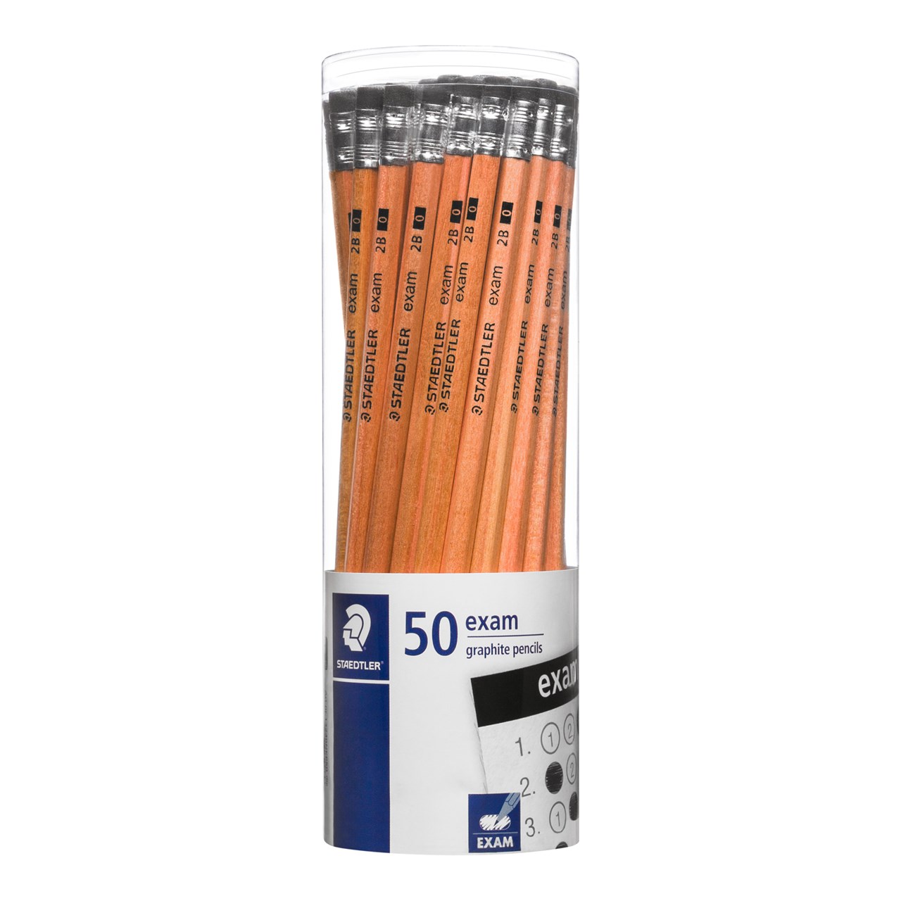 รูปภาพของ ดินสอทำข้อสอบ 2B สเต็ดเล่อร์ (Staedtler), 50แท่ง (FSC™ 100%)