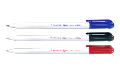 รูปภาพของ ปากกาลูกลื่น นานมี ออฟฟิศ NM-1803, 1.0 มม. แดง