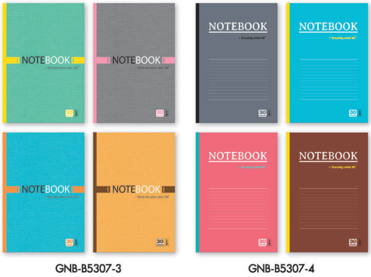 รูปภาพของ สมุดปกอ่อน สันกาว เม้งฮั้ว GNB-B5307, 30 แผ่น