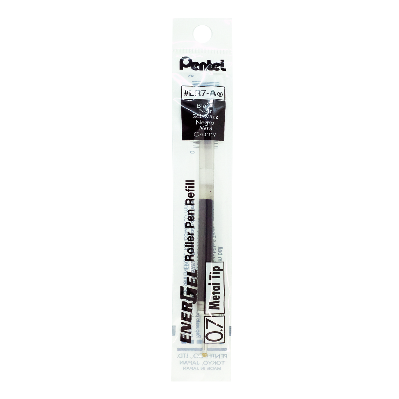 รูปภาพของ ไส้ปากกา เพนเทล (Pentel) ENERGEL LR7 สีดำ