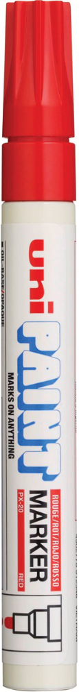 รูปภาพของ ปากกาเพ้นท์ ยูนิ UNI PAINT MARKER PX-20 RED