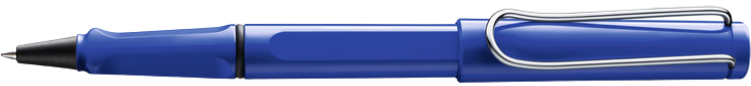 รูปภาพของ ปากกา LAMY safari blue [314] Rollerball pen, M63M black, sturdy plastic, shiny blue