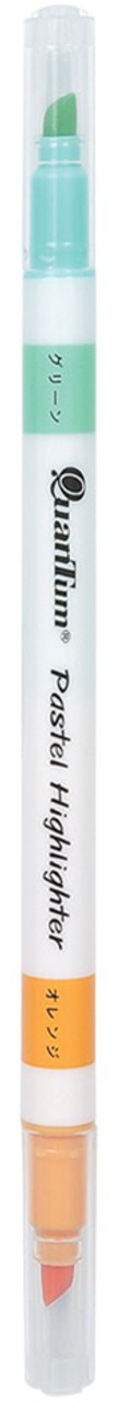 รูปภาพของ ควอนตั้มเน้นข้อความ2หัว QHP-790 เขียว/ส้ม