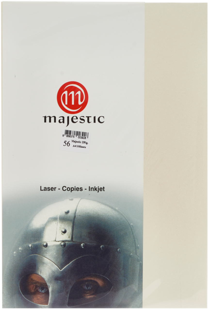 รูปภาพของ กระดาษประกายมุก Majestic ครีม 120 แกรม, 056, 50 แผ่น Metallic