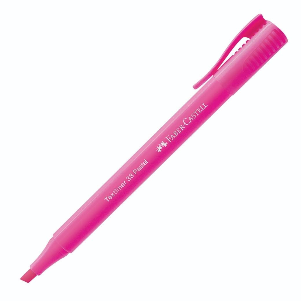 รูปภาพของ ปากกาเน้นข้อความ เฟเบอร์คาสเทล (Faber Castell) SLIM ชมพูบานเย็น (พาสเทล)