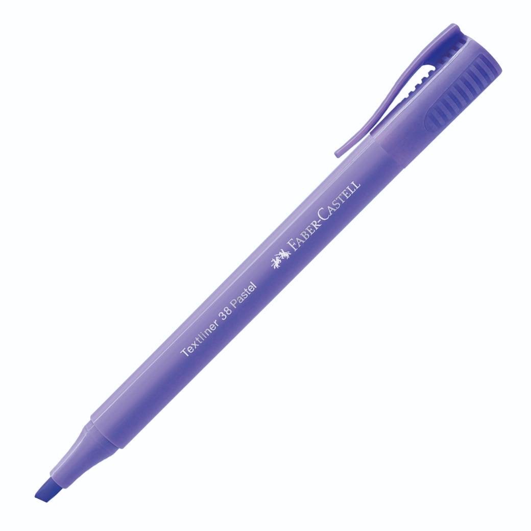 รูปภาพของ ปากกาเน้นข้อความ เฟเบอร์คาสเทล (Faber Castell) SLIM ม่วงลาเวนเดอร์ (พาสเทล)