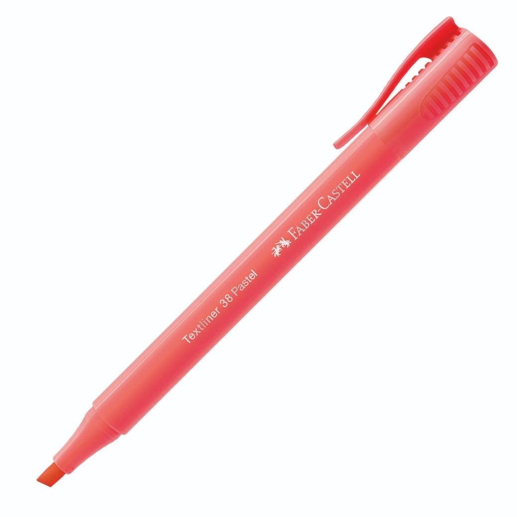 รูปภาพของ ปากกาเน้นข้อความ เฟเบอร์คาสเทล (Faber Castell) SLIM แอปริคอตพาสเทล