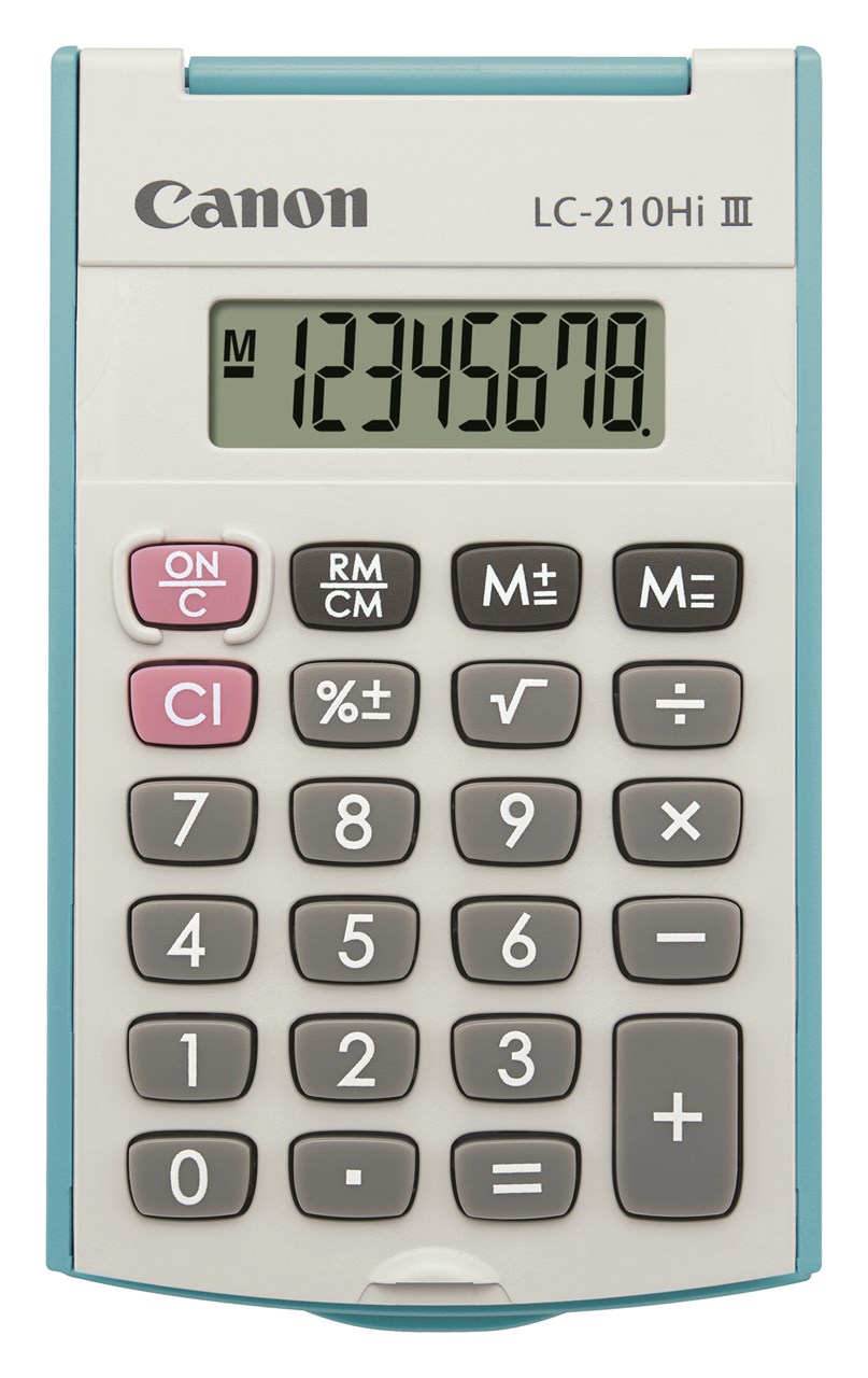 รูปภาพของ เครื่องคิดเลข Canon LC-210HI III, 8 หลัก