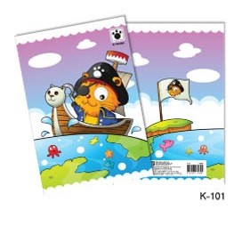 รูปภาพของ สมุดปกอ่อน ตราช้าง K-101, 165 x 240 มม., 60 แกรม, 30 แผ่น