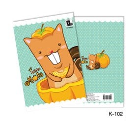 รูปภาพของ สมุดปกอ่อน ตราช้าง K-102, 165 x 240 มม., 60 แกรม, 30 แผ่น