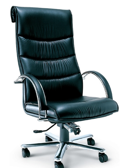 รูปภาพของ เก้าอี้ Asahi EX1 หนัง PVC โยกทั้งตัว ขาอลูมิเนียมเงา
