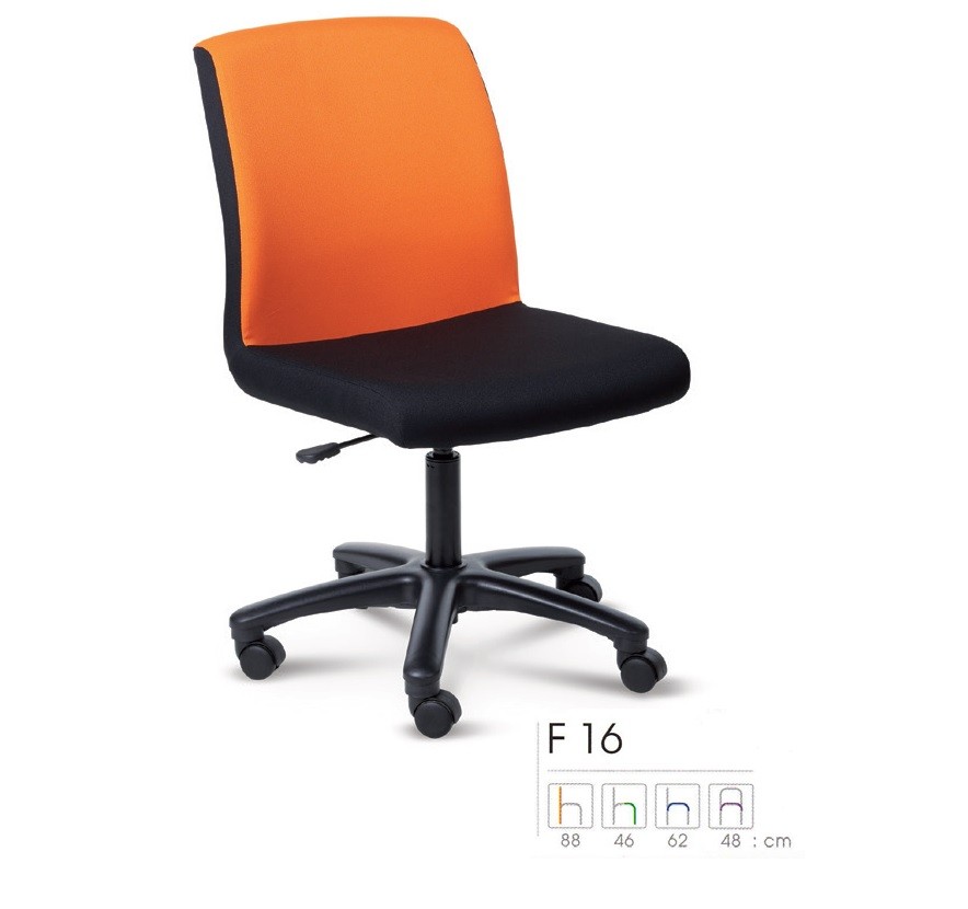 รูปภาพของ เก้าอี้ Forte F16 หนัง PVC ไม่โยก ปรับสูงต่ำโดยใช้โช๊คแก๊ส เกาหลี