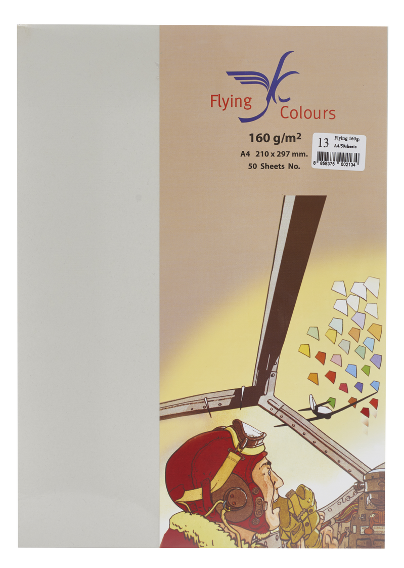 รูปภาพของ กระดาษสีถ่ายเอกสารฟลายอิ้ง (Flying) Colours No.13 สีเทา (50 แผ่น)