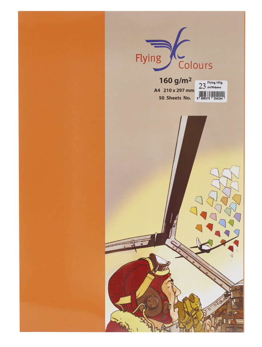 รูปภาพของ กระดาษสีถ่ายเอกสารฟลายอิ้ง (Flying) Colours No.23 สีส้ม (50 แผ่น)