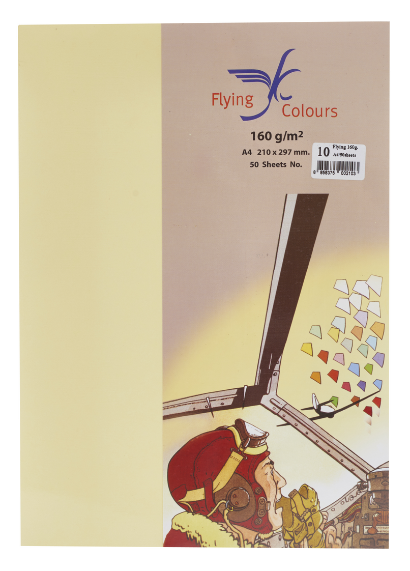 รูปภาพของ กระดาษสีถ่ายเอกสารฟลายอิ้ง (Flying) Colours No.10 สีเหลืองอ่อน (50 แผ่น)