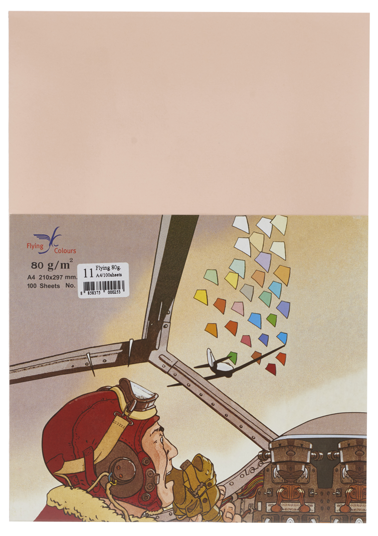 รูปภาพของ กระดาษสีถ่ายเอกสารฟลายอิ้ง (Flying) Colours No.11 สีลูกพีช (100 แผ่น)