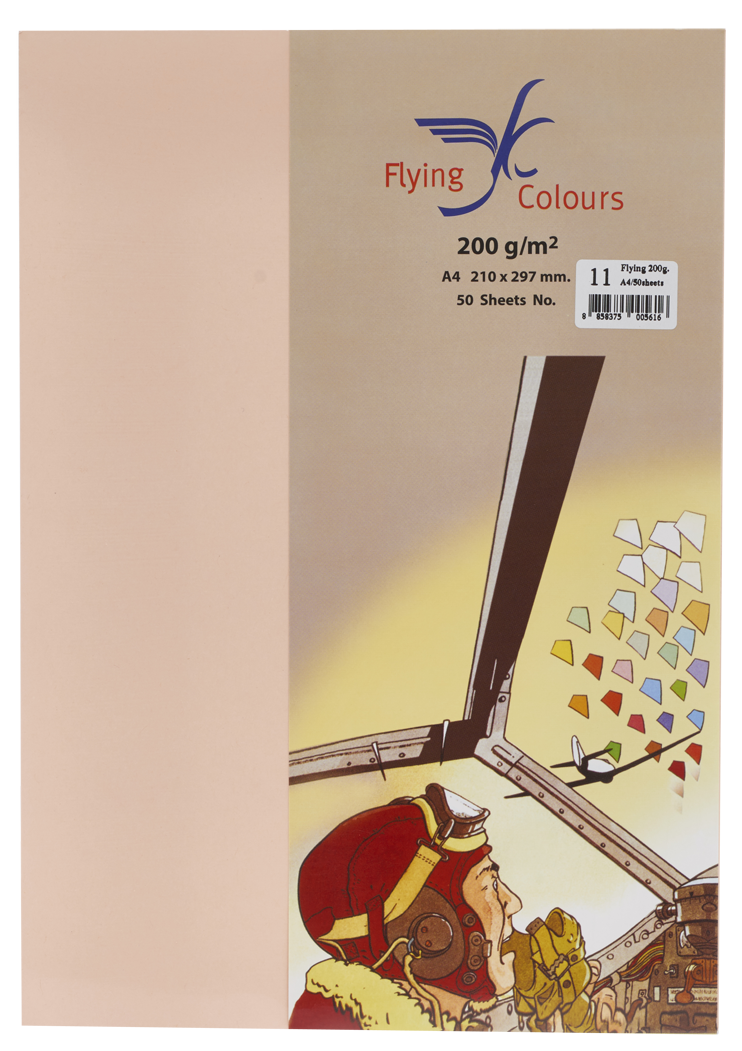 รูปภาพของ กระดาษสีถ่ายเอกสารฟลายอิ้ง (Flying) Colours No.11 สีลูกพีช (50 แผ่น)