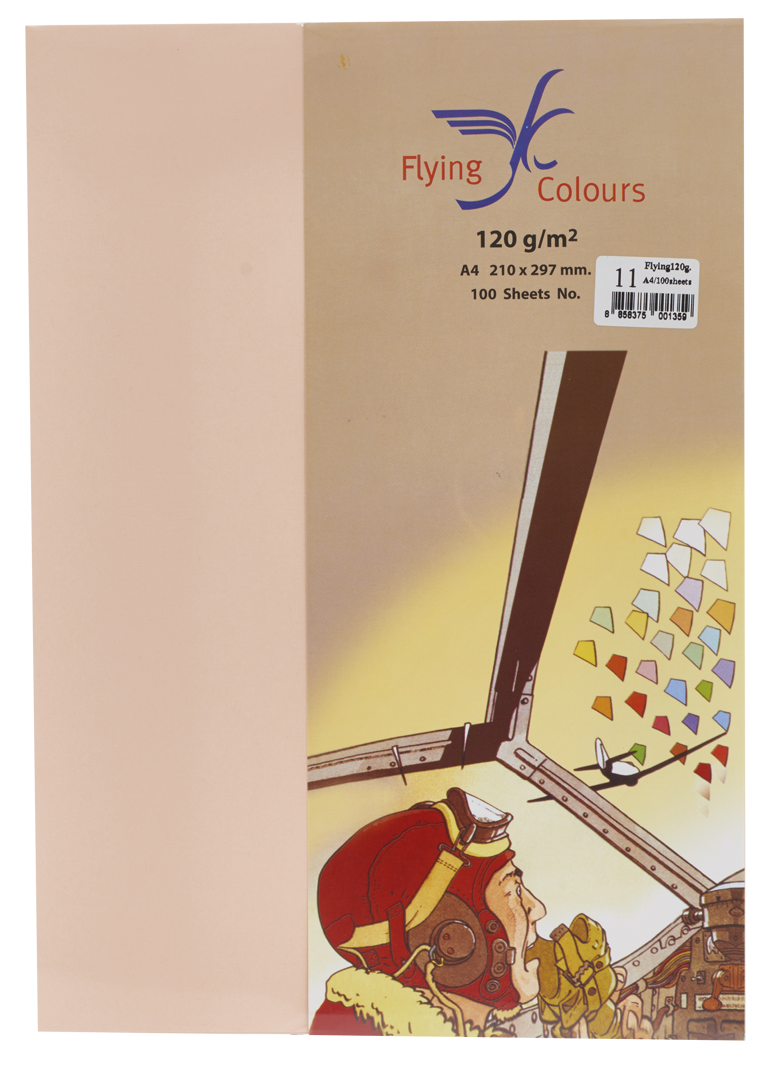 รูปภาพของ กระดาษสีถ่ายเอกสารฟลายอิ้ง (Flying) Colours No.11 สีลูกพีช (100 แผ่น)