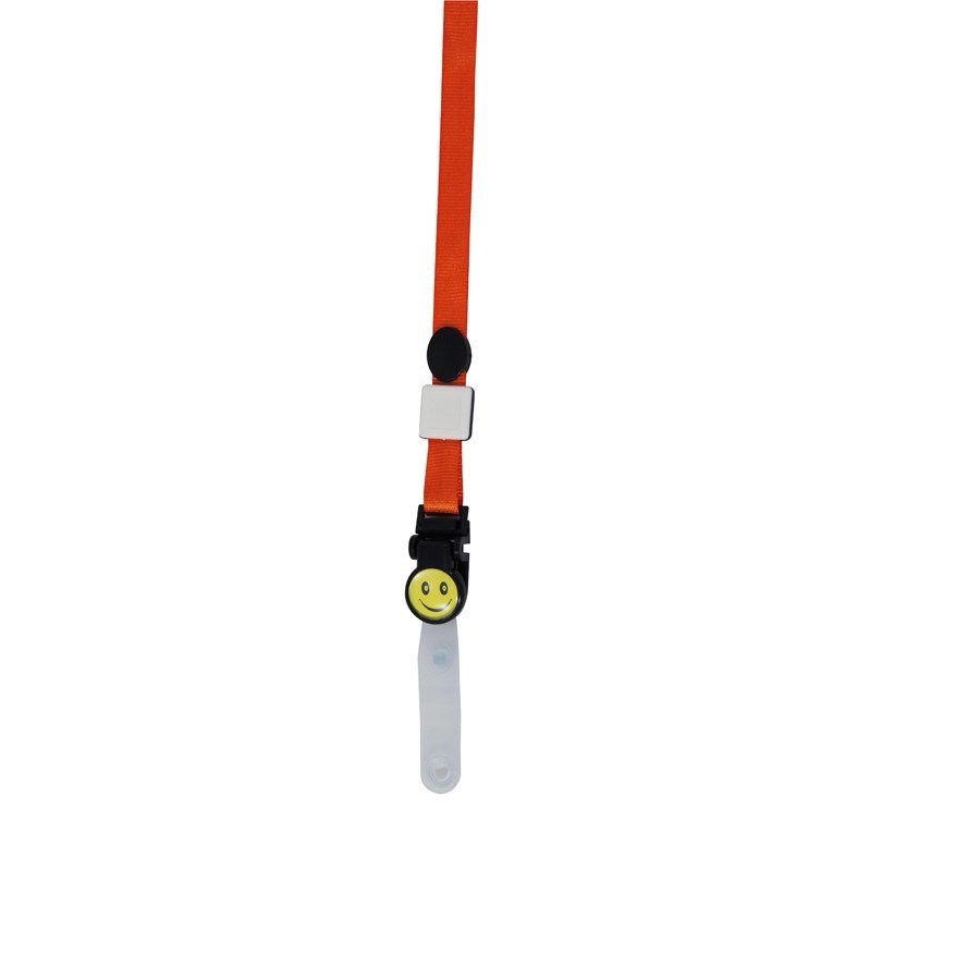 รูปภาพของ สายคล้องคอ แซนโก้ SK-2-10 (1ซม.), ส้ม 1x43.5 ซม. (1x10)