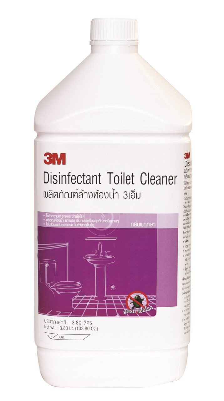 รูปภาพของ ผลิตภัณฑ์ล้างห้องน้ำ 3M กลิ่นพฤกษา 3.8 ลิตร ฆ่าเชื้อแบคทีเรีย