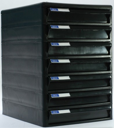 รูปภาพของ ตู้เอกสาร ออร์ก้า CBN-7 โครงดำ-ลิ้นดำ, 25.5 x 34 x 37.5 ซม.