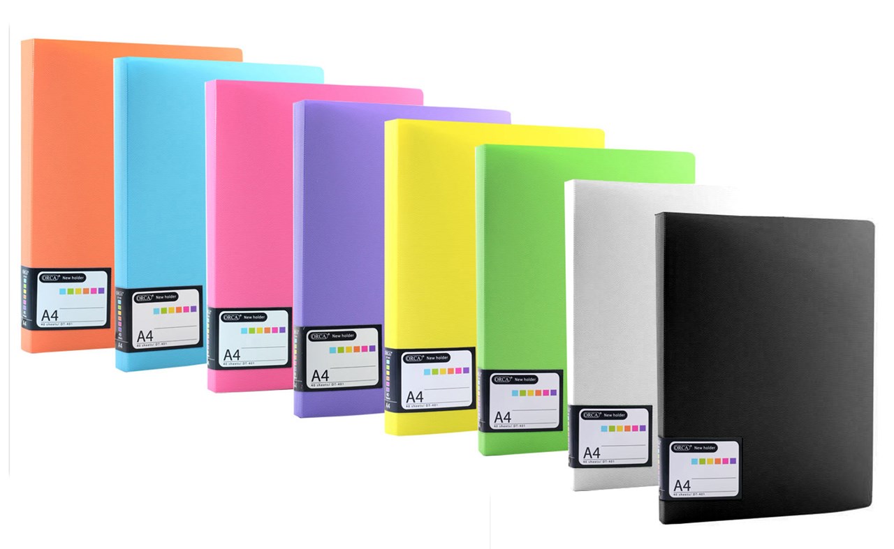 รูปภาพของ แฟ้มโชว์เอกสารออร์ก้า DT-401 40ไส้ ม่วง